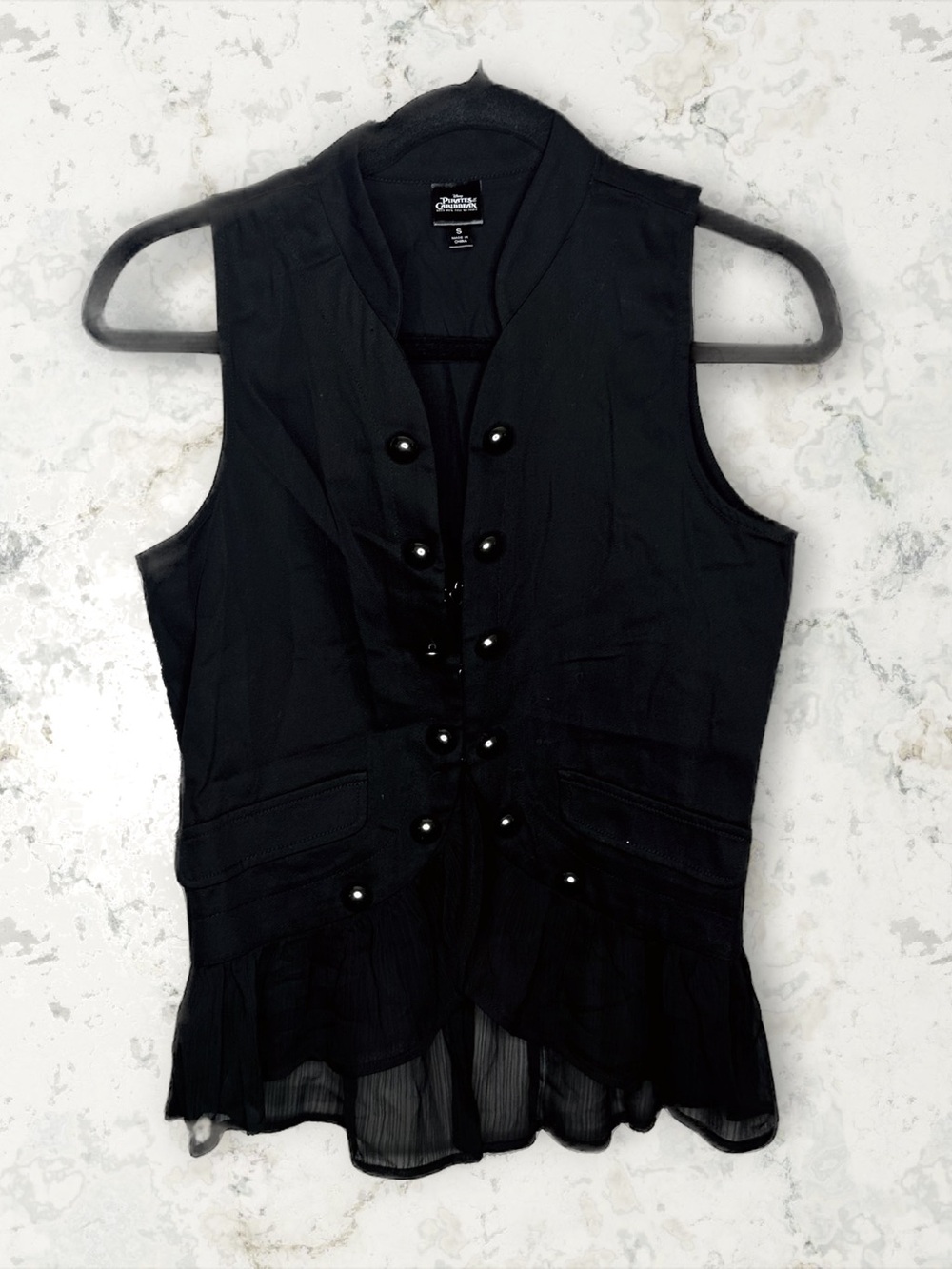 Disney Pirates of the Caribbean Goth Alternative Steampunk Vest